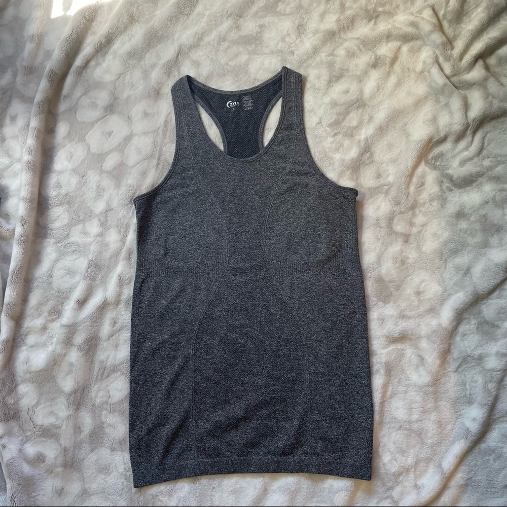 ZYIA Copper Charged Gray Tank Top Size Medium
